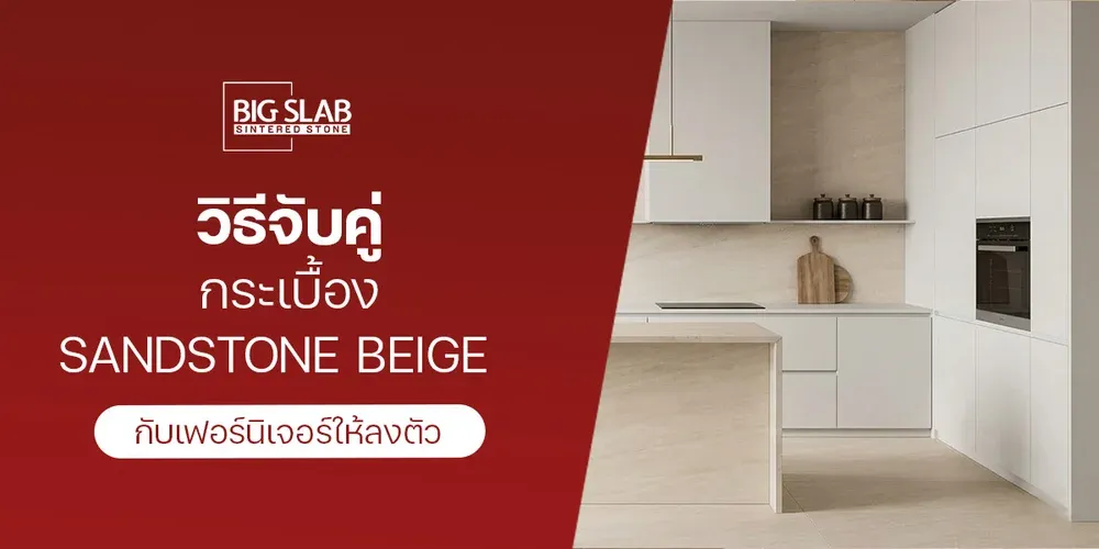SandStone Beige 타일을 가구와 조화롭게 매치하는 방법